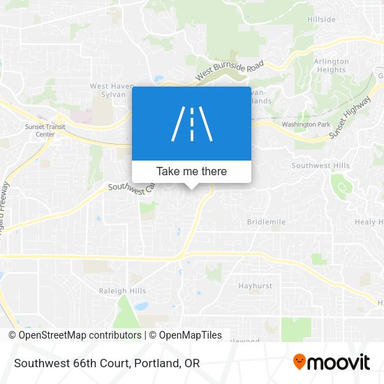 Mapa de Southwest 66th Court