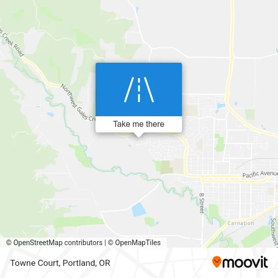 Towne Court map