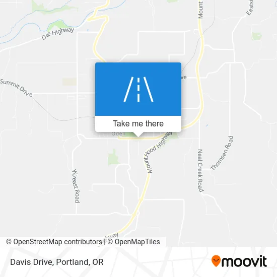 Davis Drive map