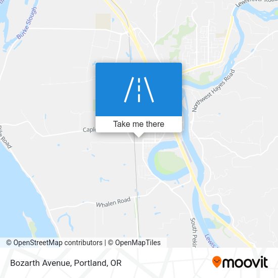 Mapa de Bozarth Avenue
