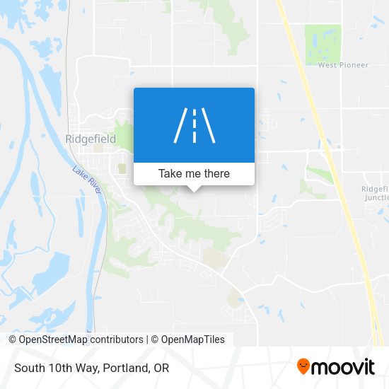Mapa de South 10th Way