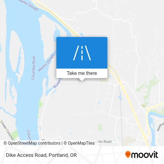 Dike Access Road map