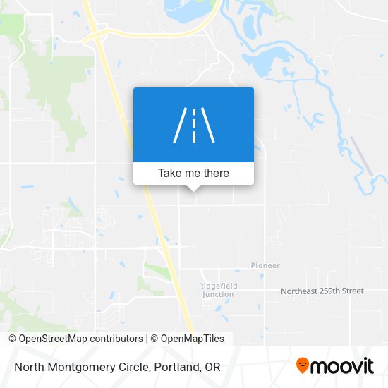 North Montgomery Circle map