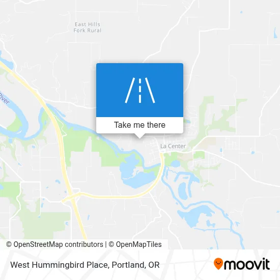 West Hummingbird Place map