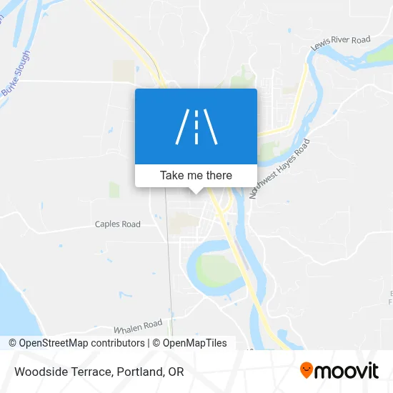Woodside Terrace map