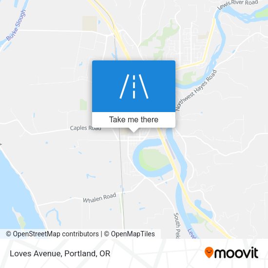 Mapa de Loves Avenue