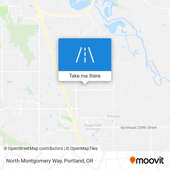 Mapa de North Montgomery Way