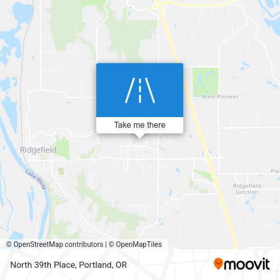 Mapa de North 39th Place