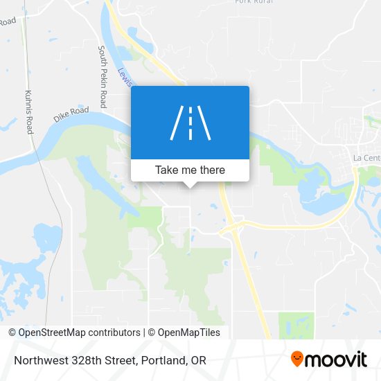 Northwest 328th Street map