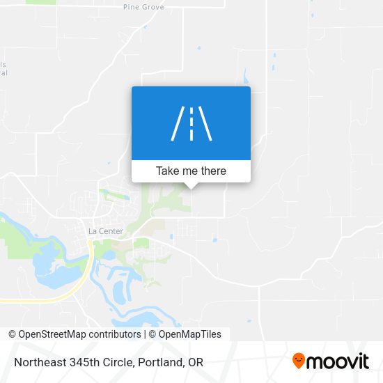 Mapa de Northeast 345th Circle