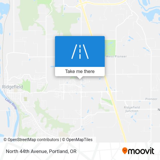 North 44th Avenue map