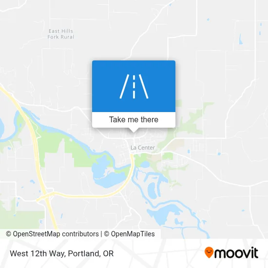 West 12th Way map