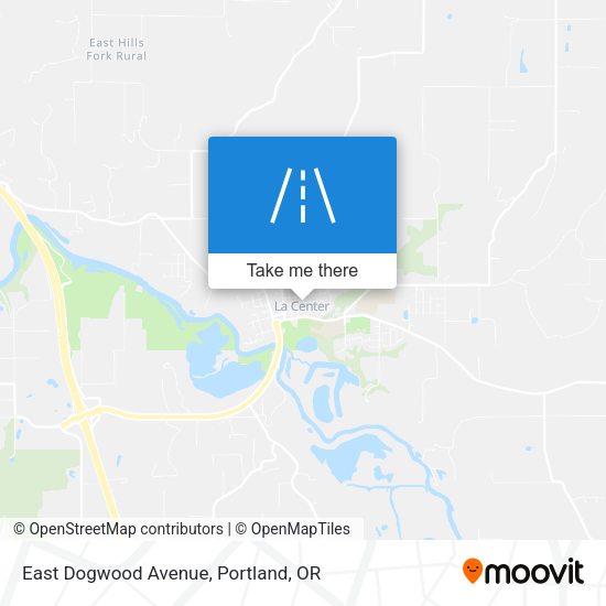 East Dogwood Avenue map