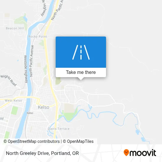 North Greeley Drive map