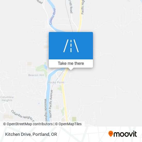 Kitchen Drive map