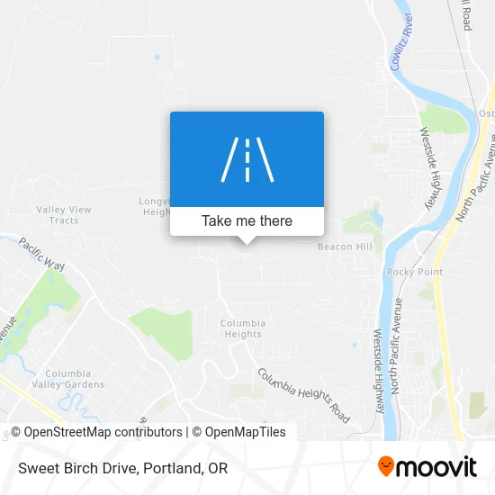 Sweet Birch Drive map