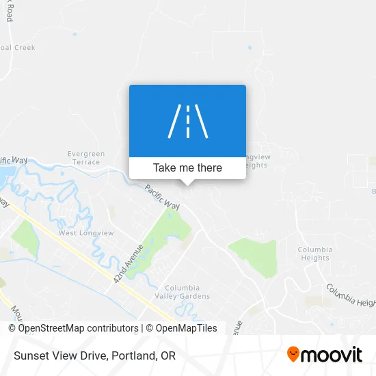 Sunset View Drive map
