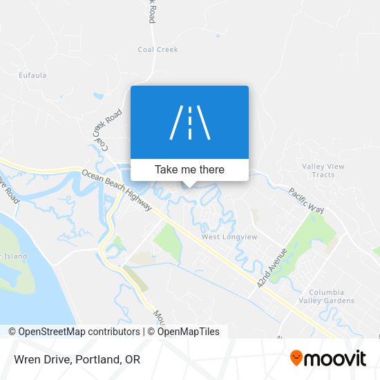 Mapa de Wren Drive