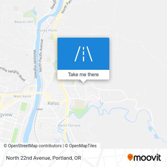 Mapa de North 22nd Avenue