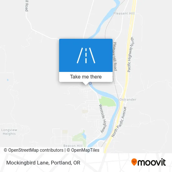 Mockingbird Lane map