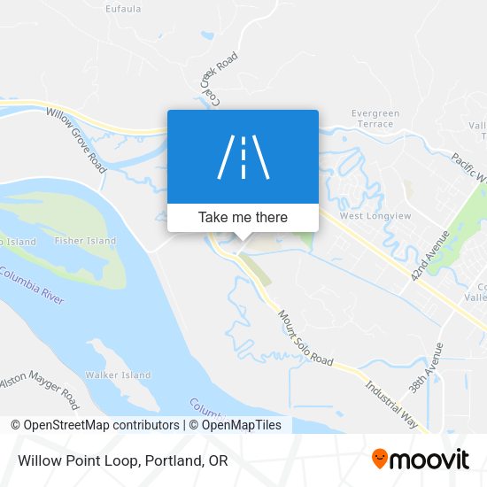Mapa de Willow Point Loop
