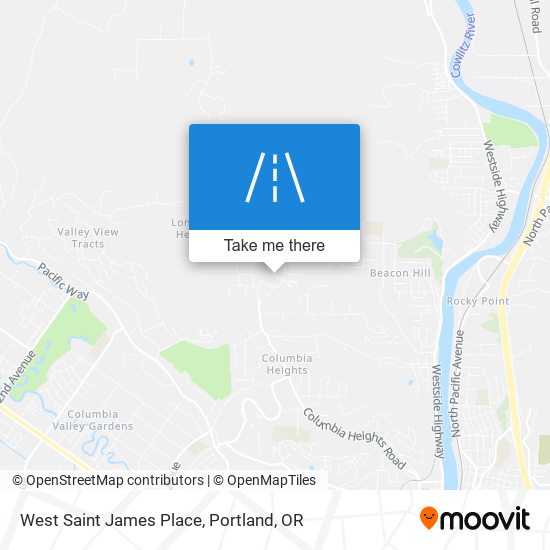 West Saint James Place map