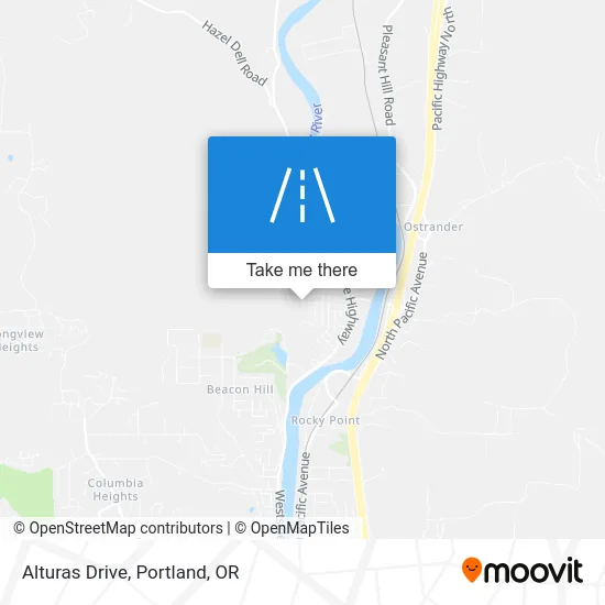 Alturas Drive map