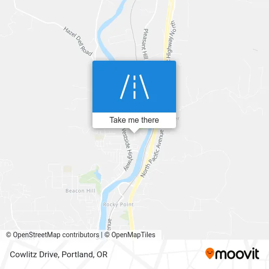 Cowlitz Drive map