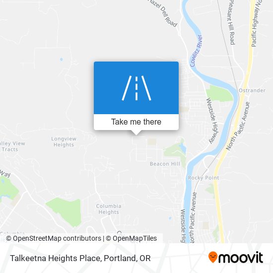 Talkeetna Heights Place map