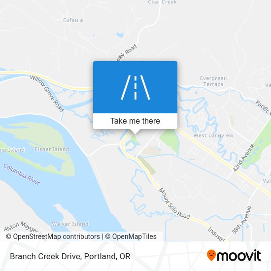 Branch Creek Drive map