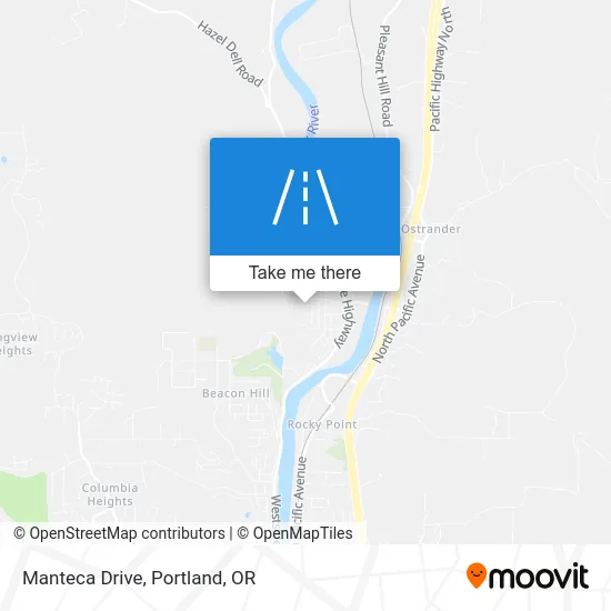 Manteca Drive map