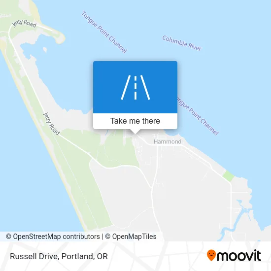Russell Drive map