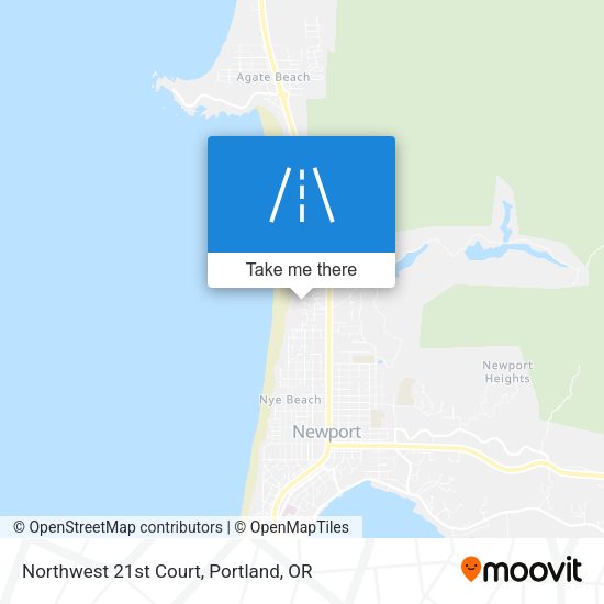 Mapa de Northwest 21st Court