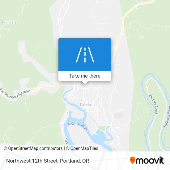 Northwest 12th Street map