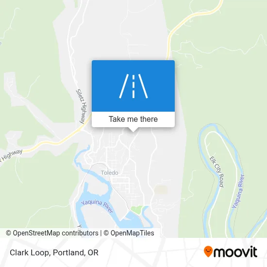Clark Loop map
