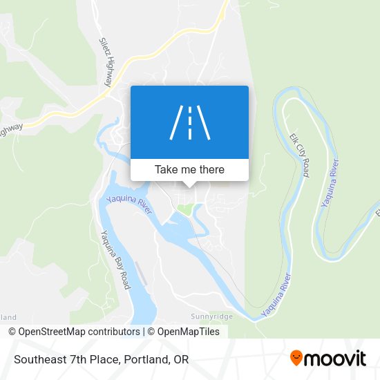 Southeast 7th Place map