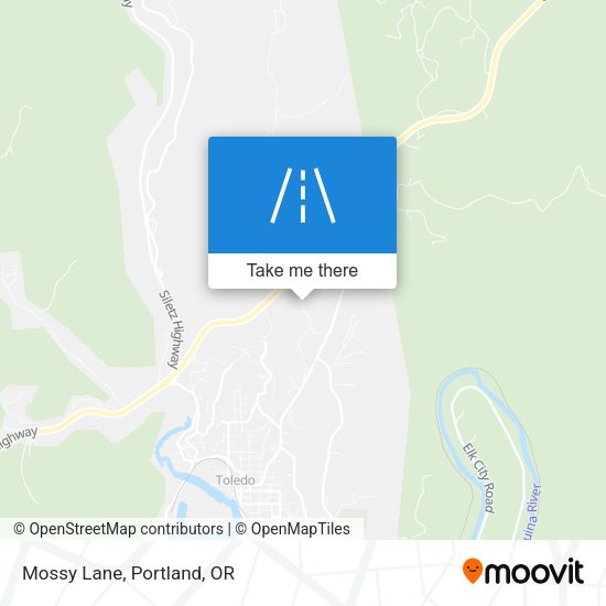 Mapa de Mossy Lane