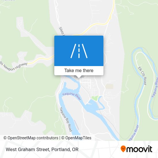 West Graham Street map