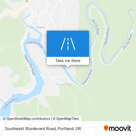 Southeast Sturdevant Road map