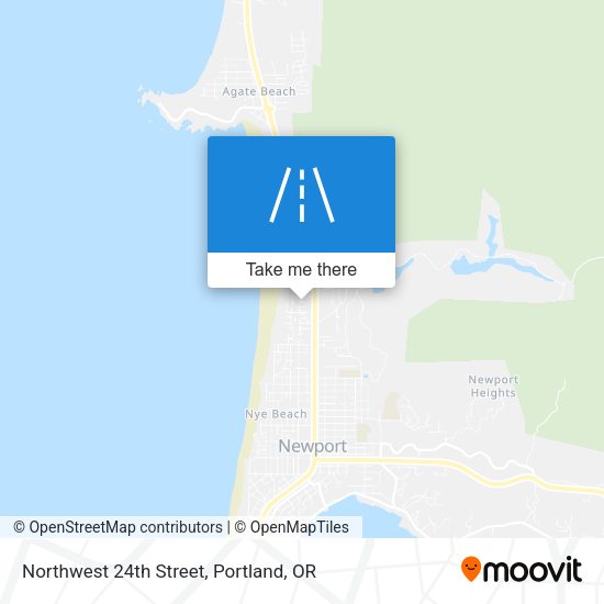 Northwest 24th Street map