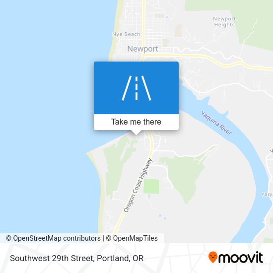 Southwest 29th Street map