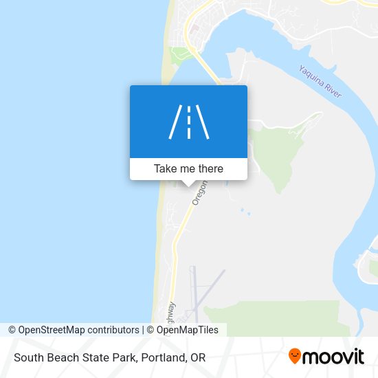 South Beach State Park map