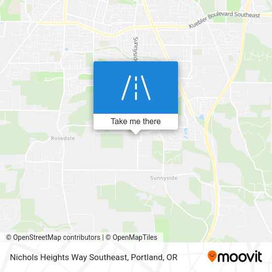 Nichols Heights Way Southeast map