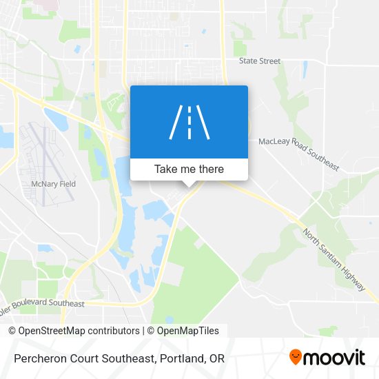 Percheron Court Southeast map