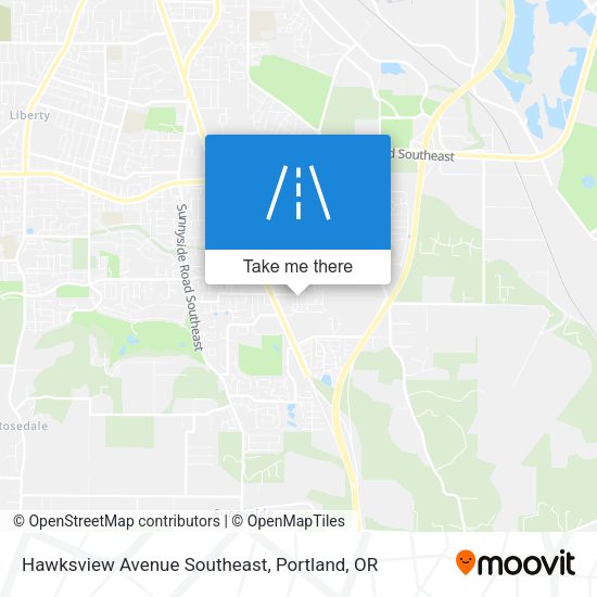 Mapa de Hawksview Avenue Southeast