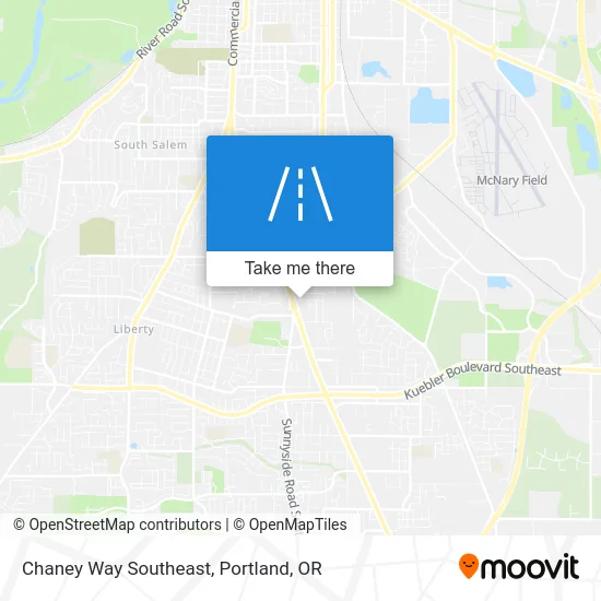 Chaney Way Southeast map