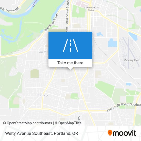 Welty Avenue Southeast map