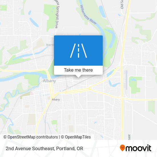Mapa de 2nd Avenue Southeast