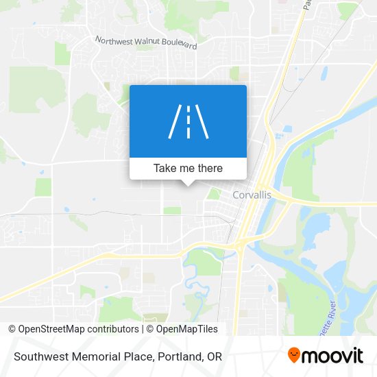 Southwest Memorial Place map