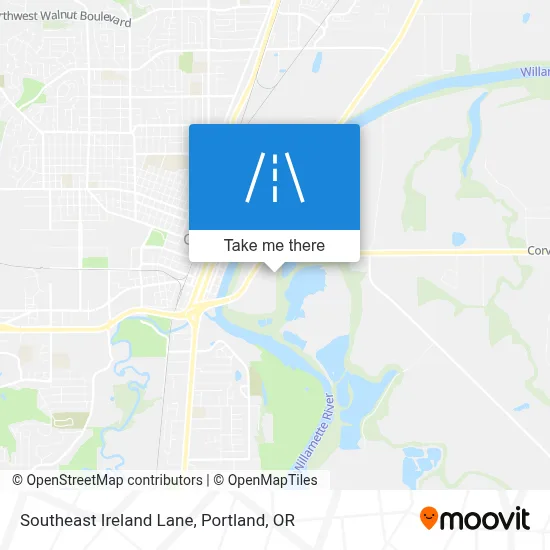 Southeast Ireland Lane map